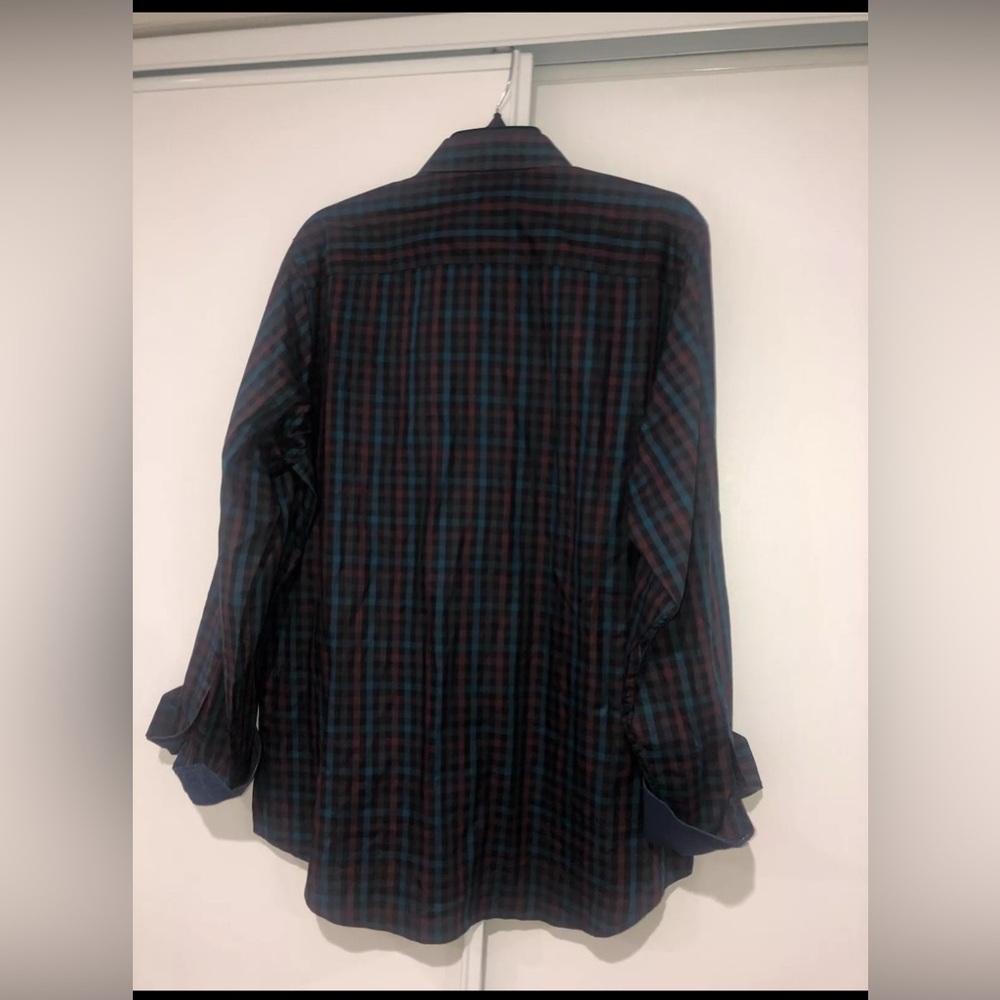 Bugatchi Uomo Checker Multicolor Button Down Shir… - image 2
